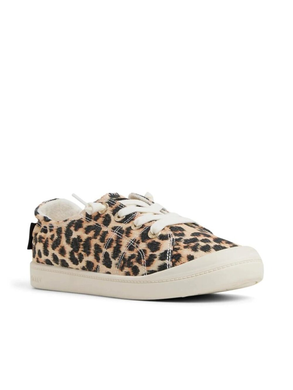 Roxy Bayshore Plus Sneaker Tan Leopard Print NWT Size 6.5